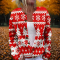 3D Digital Pattern Printed Cardigan Jacket