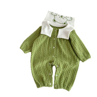 Baby Boy And Girl Cute Bear Head Twist Jumpsuit