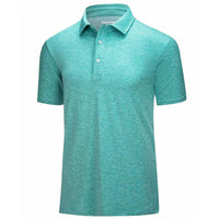 Men's Comfortable Breathable Short-sleeved Lapel Polo Shirt