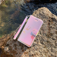 Phone Case Anti-mirror Leather Cover Flip