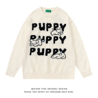 Cartoon Rabbit Soft Glutinous Mink Sweater Men And Women Loose Fashion
