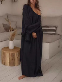 Casual Women's Homewear Long Dress Fashion