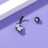 Women's Retro Zircon Belly Button Ring
