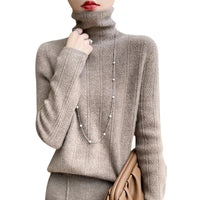 Knitted Outer Wear Underwear Pile Collar Jacquard Sweater