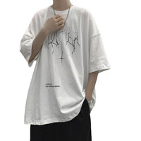 Mens Trendy Loose-fitting Short-sleeve T-shirt