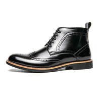 Rubber Brown Winter Boots Man