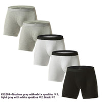 Comfortable Youth Men's Boxer Briefs Antibacterial Open Breathable