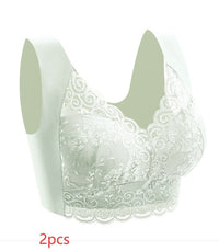 Women's Plus Size Lace Seamless Bra