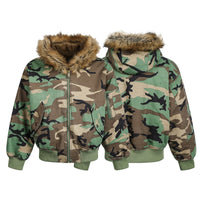 Hooded Cotton-padded Coats For Men And Women Retro-style  Couples Warm Wear