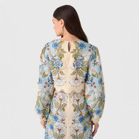 Womens Fashionable Printed Two-Piece Dress Set