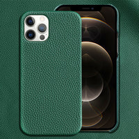 Leather Mobile Phone Case Half Bag Oil Edge Anti-fall