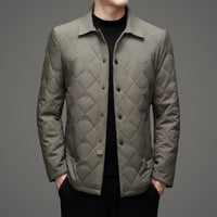 Men's Plaid Collar Cotton Jacket
