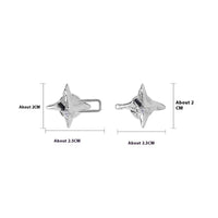 Liquid Metal Butterfly Belt Buckle