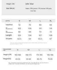 New Trendy Brand Street Retro Style Personality Washed Wide Leg Jeans