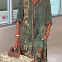 Women's Fashion Printed Dress