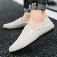 Summer New Men's Lazy Casual Breathable Linen Canvas Shoes