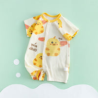 Thin Short Sleeve Newborn Breathable Clothes