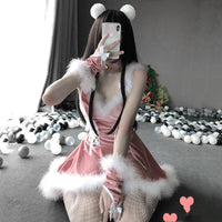Stage Maid Uniform Temptation Sexy Christmas Costume