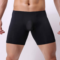 Men's Ice Silk Underwear Lengthened Boxers