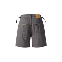 Retro Workwear Shorts Men And Women Zipper