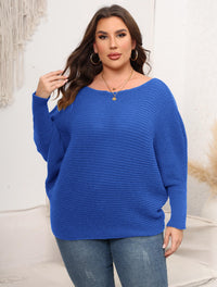 Batwing Sleeve Off-shoulder Loose Women's Sweater