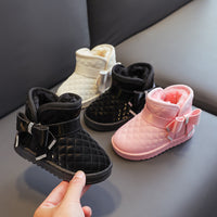 Girls' Snow Boots Fleece-lined Thick Waterproof