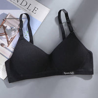 Pure Cotton Girl Comfortable Seamless Underwear Without Steel Ring