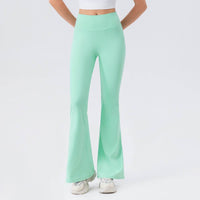 Female High Waisted Hip Lifting Micro Trumpet Yoga Pants