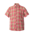 Plaid Short-sleeved Shirt Men's Loose Casual