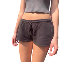 Women's Casual Sports Shorts With Elastic Waistband And Drawstring