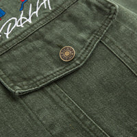 Washed Denim Coat Cartoon Animal Bear Embroidery