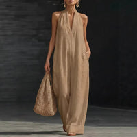 Simple, Elegant, And Comfortable Sleeveless Jumpsuit
