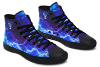 Fashion Printed Couple High Top Canvas Shoes