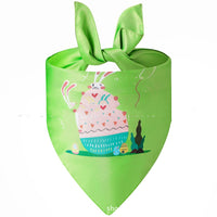 Easter Pet Spit Towel Bunny Triangular Bandage