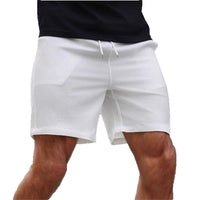 Drawstring Elastic Waist Breathable Solid Color Beach Shorts