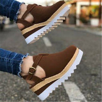 Wedge Heel Platform With Platform Women's Shoes