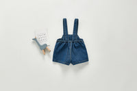Boys And Girls Baby Suspender Denim Adjustable Bib Pants