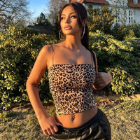 Fashion Print Sexy Crop Top Women's Camisole