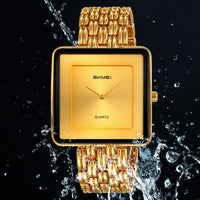 Skmei Simple Square Retro Men's Elegant Quartz Watch