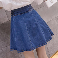 High-waisted A-line Denim Skirt That Flatters Your Figure And Prevents Wardrobe Malfunctions