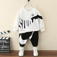 Boys' Matching Long-sleeve Suit Spring And Autumn New