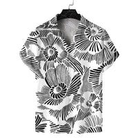 Short Sleeve Fashion Printed Shirt Men's Clothing