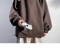 American High Street Hoodie Coat Spring And Autumn New Men's Workwear Pullover Jacket