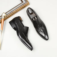 Cowhide Trend Business British Formal Wear Fashion Men's Leather Shoes