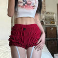 Women's Low-Waist Sport Pleated Shorts New Summer Style