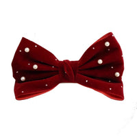 SpringSummer Kids Hair Clip With Three-Dimensional Pearl Big Bow
