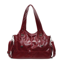 Large Capacity Soft Leather One Shoulder Bag Crossbody Women's All-match Underarm