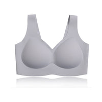 Namijiao New Air Traceless Underwear Women"s Air Rimless Bra Integrated Fixed Cup Sleeping Bra