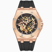 Automatic Mechanical Watch Men's Silicone Band Waterproof