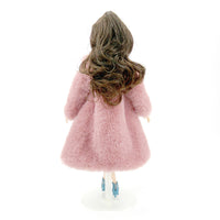 Doll Fashion Plush Coat Cloak Girl Toy Doll